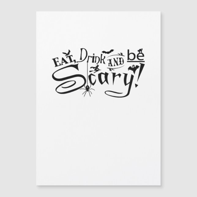 Ät Drick Och Var Rysligt Casual Enkel (Framsida)