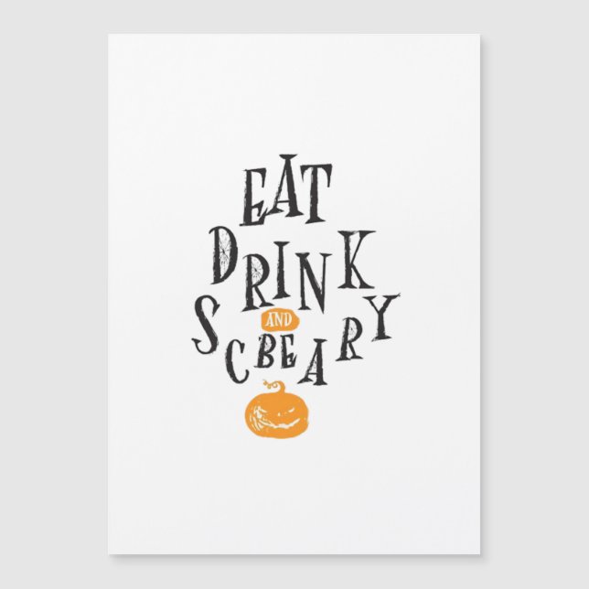 Ät Drick Och Var Skräckinjagande Glad Halloween Vi (Framsida)