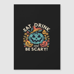 Ät Drick Och Var Skräckinjagande Halloweenfest Rol