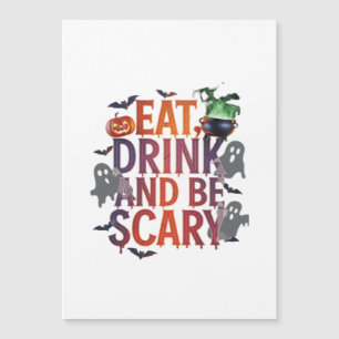 Ät Drick Och Var Skräckinjagande Halloweenfest Sku