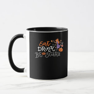Ät, drick och var skrattretande rolig Halloween Mugg