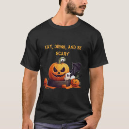 Ät, drick och var snål Halloween T Shirt