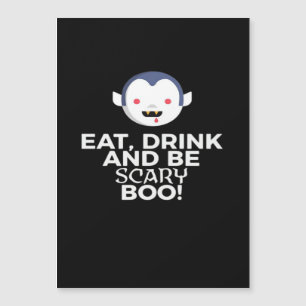 Ät Drick Skräcklig Boo Halloween Design Kreativ Le