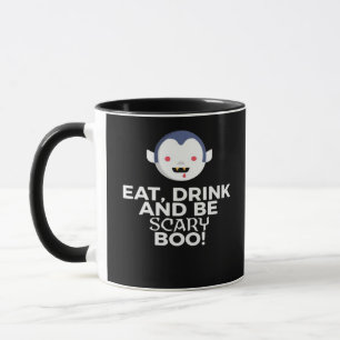 Ät Drick Skräcklig Boo Halloween-design Kreativt L Mugg