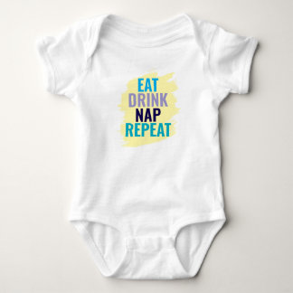 Ät Drick Sov och Upprepa T Shirt