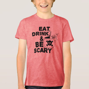 Ät, drick, var försiktig t shirt