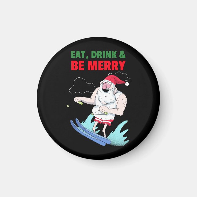Ät, drick & var glad jul magnet (Framsidan)