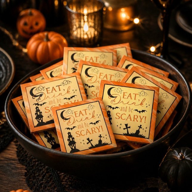 Ät Drick & Var Rädslig Halloween Magnet Present Ti (Skapare uppladdad)