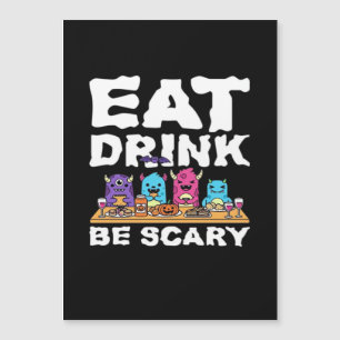 Ät Drick Var Rädslig Monster Halloween Kreativ