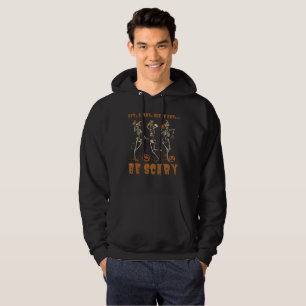 ÄT, DRYCK, DANS... OCH VARA SKÄRLIG, konstig hallo Hoodie