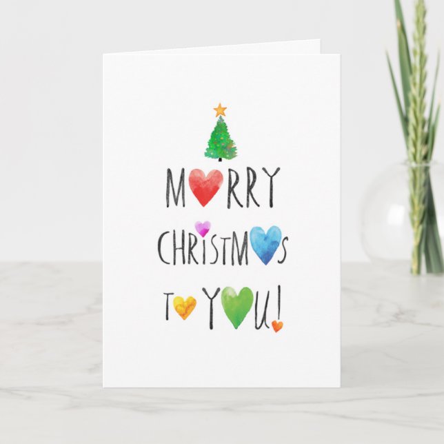 ÄT, DRYCK OCH BE MERRY/GOD JUL TO~ HELGKORT (Framsida)