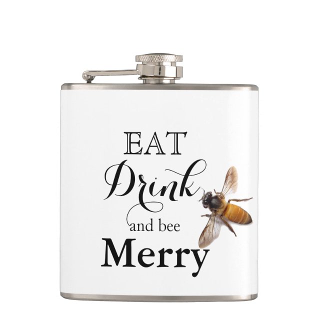 Ät dryck och binas Merry Fickplunta (Framsidan)