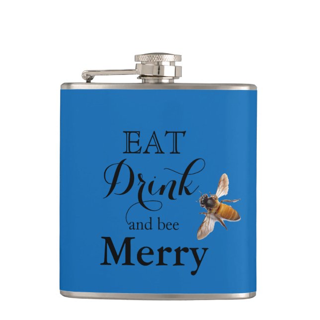 Ät dryck och binas Merry Fickplunta (Framsidan)