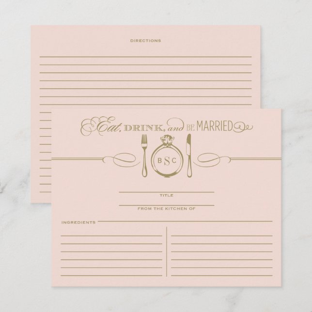 Ät dryck och gift  och Guld Recie (Fram/baksida)