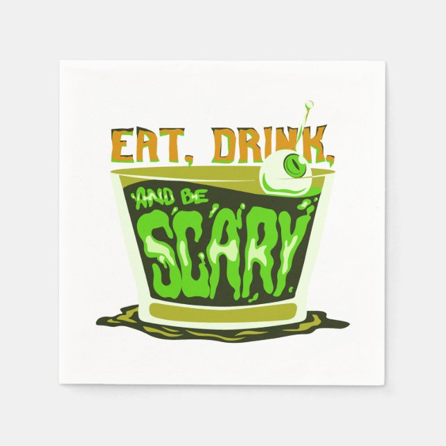 Ät dryck och läsk pappersservett (Framsidan)