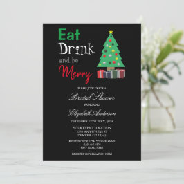 Ät dryck och var god Inbjudningskort för möhippan