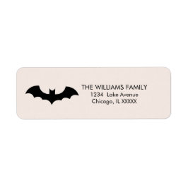 Ät dryck och var scary Halloween-Adressetiketter Returadress Etikett