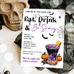 Ät dryck och var scary Halloween fest inbjudningar<br><div class="desc">Ät dryck och var scary Halloween fest inbjudningar</div>