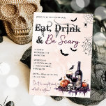 Ät dryck och var scary Halloween fest inbjudningar<br><div class="desc">Ät dryck och var scary Halloween fest inbjudningar</div>