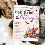 Ät dryck och var scary Halloween fest inbjudningar<br><div class="desc">Ät dryck och var scary Halloween fest inbjudningar</div>