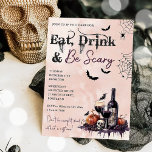 Ät dryck och var scary Halloween fest inbjudningar<br><div class="desc">Ät dryck och var scary Halloween fest inbjudningar</div>