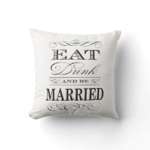 Ät dryck och vara gift Elegant bröllop
