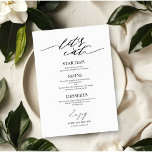 Ät dryck och vara gift med meny för plåt<br><div class="desc">Ett enkelt menykort för calligraphy bröllop i chic. Jag erbjuder en kostnadsfri anpassningstjänst. Om du har några frågor eller speciella förfrågningar kan du kontakta mig.</div>