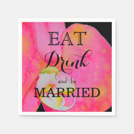 Ät dryck och vara gift pappersservett
