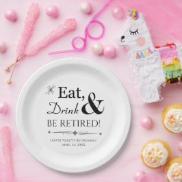 Ät dryck och vara pensionerad Pension Party