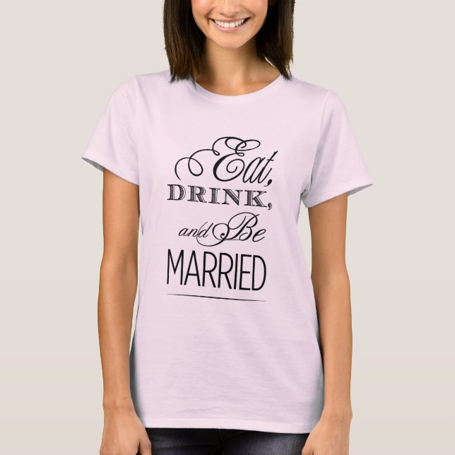 Ät, dryck, vara gift tee (Framsida)
