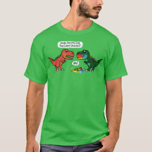 Ät du den sista Unicorn Dinosaur? T Shirt
