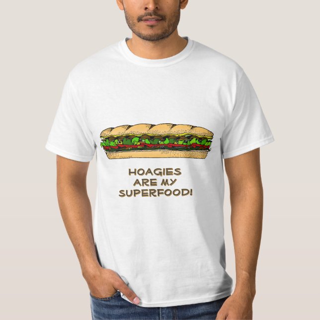 Ät en Hoagie-dagen T Shirt (Framsida)