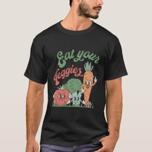 Ät era Veggies-bönder, marknad Vegan Vegetarian V T Shirt