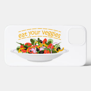 Ät era Veggies Citat färsk salladskål