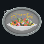 Ät era Veggies Citat färsk salladskål<br><div class="desc">Fullt av grönsaker och citat</div>