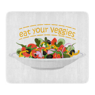 Ät era Veggies Citat färsk salladskål