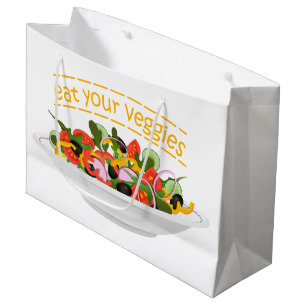 Ät era Veggies Citat färsk salladskål