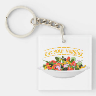 Ät era Veggies Citat färsk salladskål