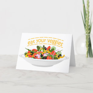 Ät era Veggies Citat färsk salladskål Program