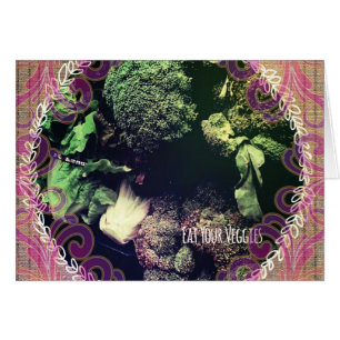 Ät era Veggies Hälsningskort