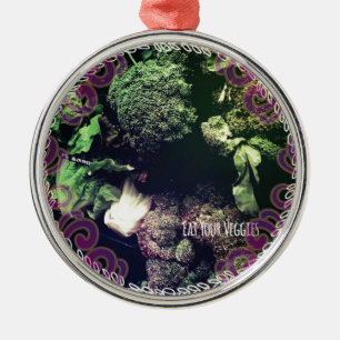 Ät era Veggies Julgransprydnad Metall