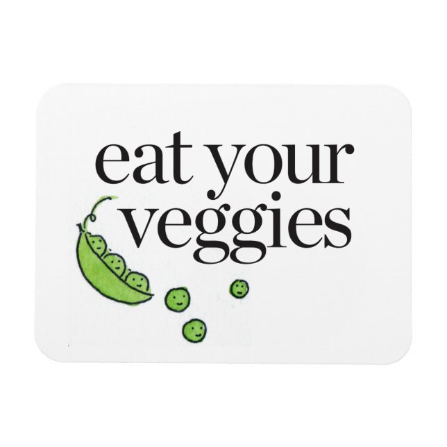 Ät era Veggies Magnet (Horisontell)