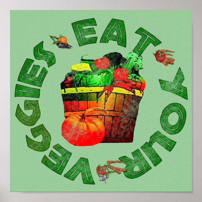 Ät era Veggies Poster (Framsidan)