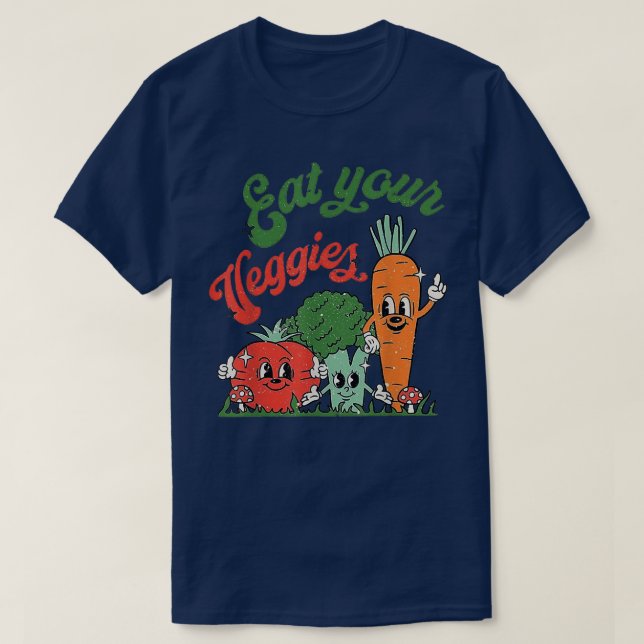 Ät era Veggies T Shirt (Design framsida)