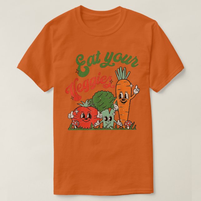 Ät era Veggies T Shirt (Design framsida)