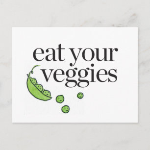 Ät era Veggies Vykort