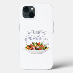 Ät fler plantor färsk sallad-motivationsstämpel