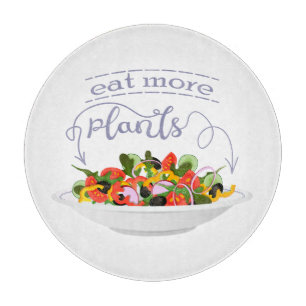 Ät fler plantor färsk sallad-motivationsstämpel
