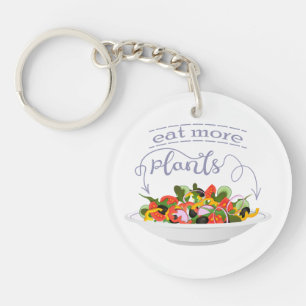 Ät fler plantor färsk sallad-motivationsstämpel