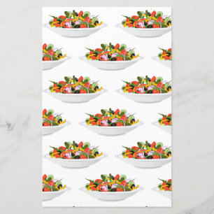 Ät fler plantor färsk sallad-motivationsstämpel